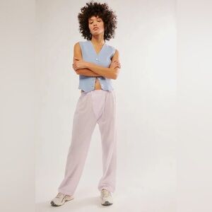 NWT FREE PEOPLE CLOUD NINE WHITE LOUNGE PANTS